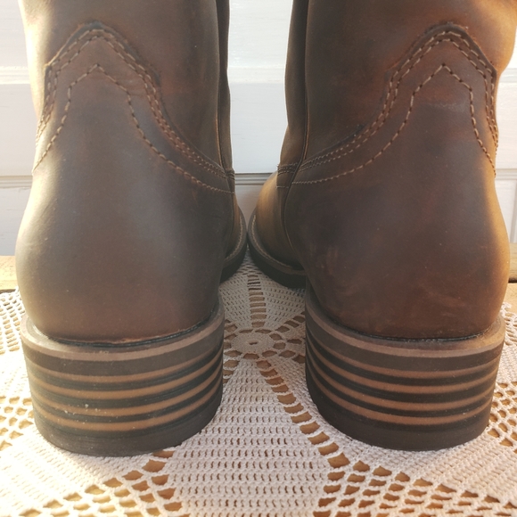 🌟SEE NEW LISTING🌟🌸💕Ariat Unbridled Roper •Ranchero Leather Cowgirl Boot• - Picture 14 of 16